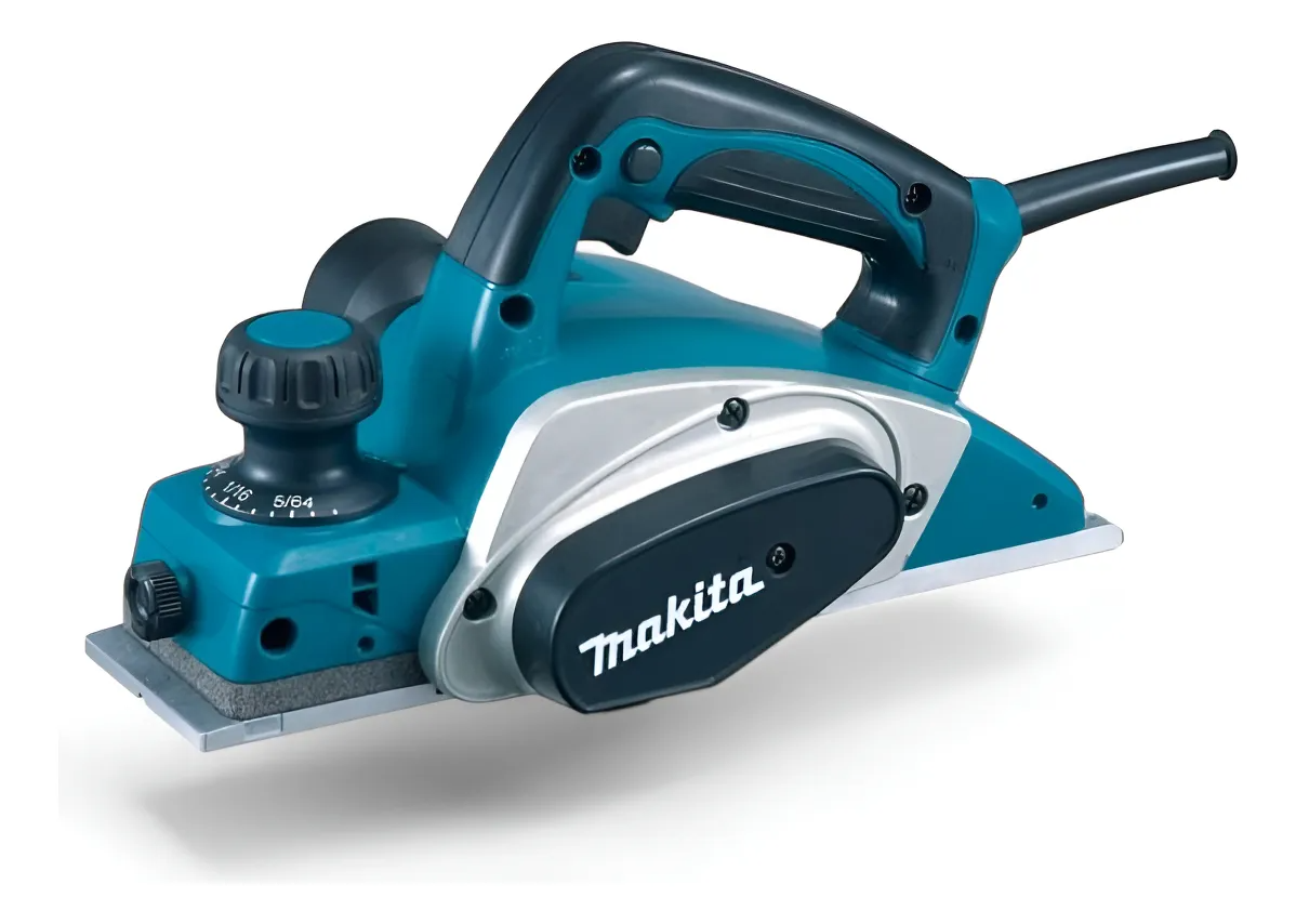 Plaina Elétrica Makita 82mm 620w 220v Kp0800 Com Corte 2,5mm Plaina Elétrica Makita 82mm 620w 220v Kp0800 Com Corte 2.5mm